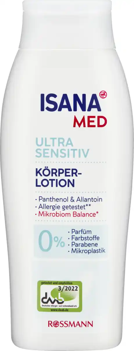 Bild 1 von ISANA MED Körperlotion ultra sensitiv, 250 ml