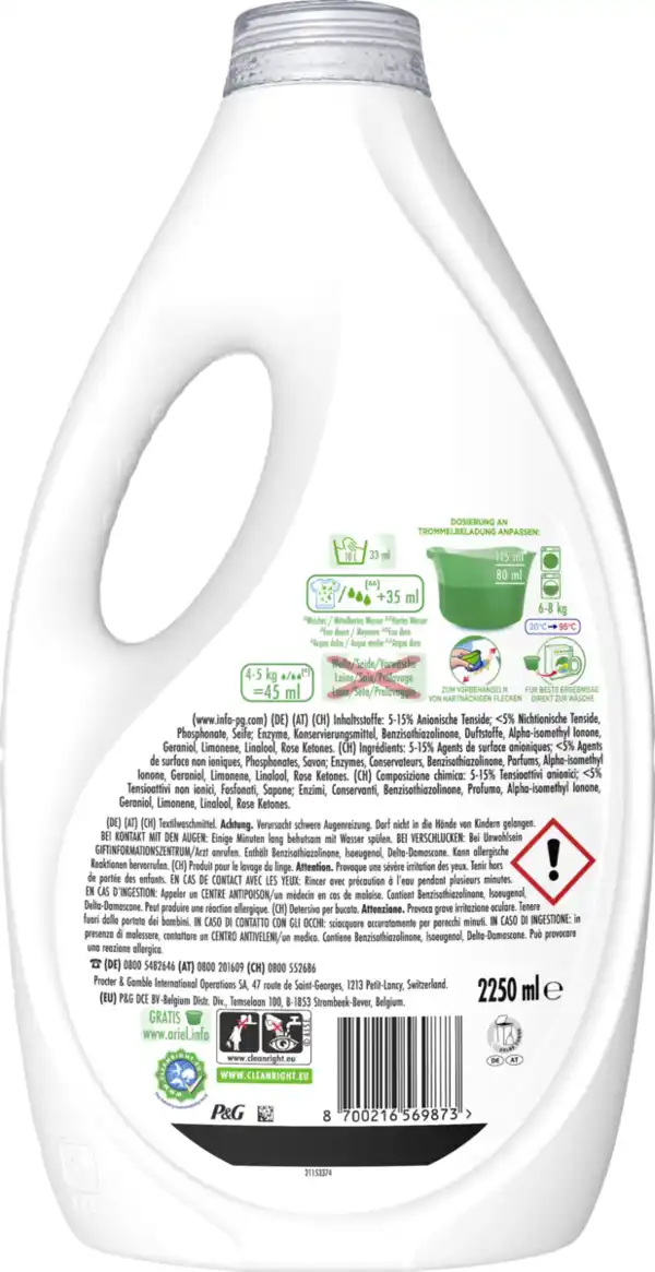 Bild 2 von Ariel Colorwaschmittel Flüssig 50 WL