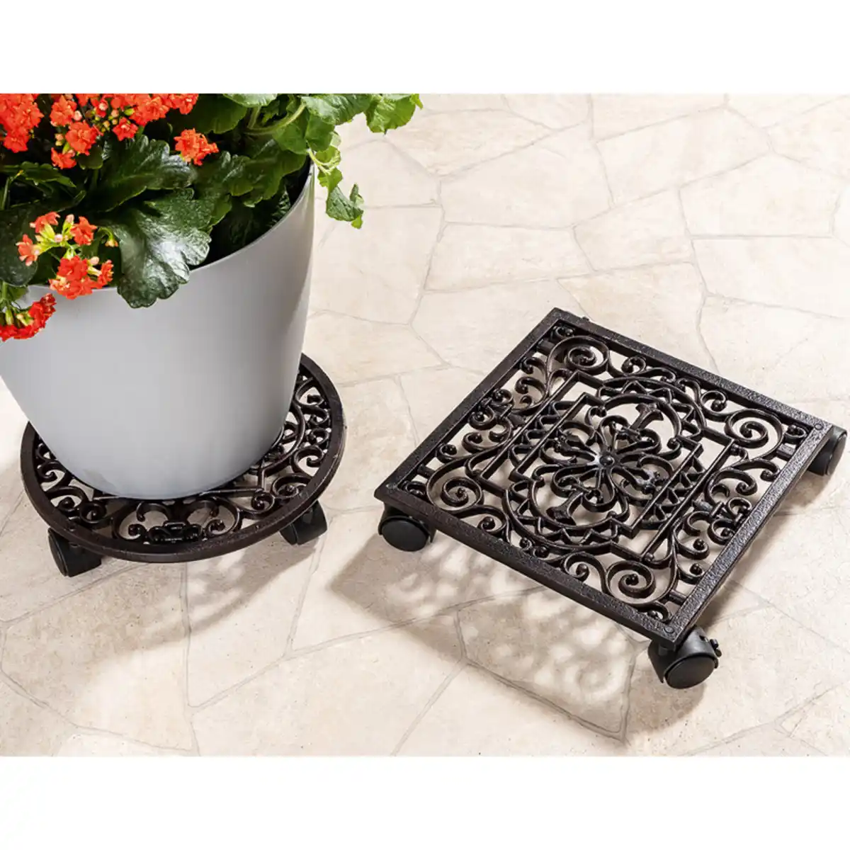 Bild 1 von Powertec Garden Gusseisen-Pflanzenroller