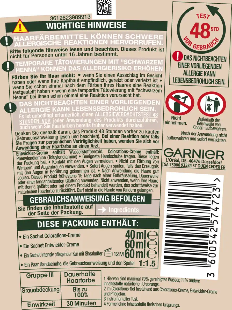 Bild 2 von Garnier GOOD Dauerhafte Haarfarbe 8.13 Warmes Dämmerungs-Beige