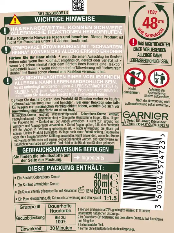 Bild 2 von Garnier GOOD Dauerhafte Haarfarbe 8.13 Warmes Dämmerungs-Beige