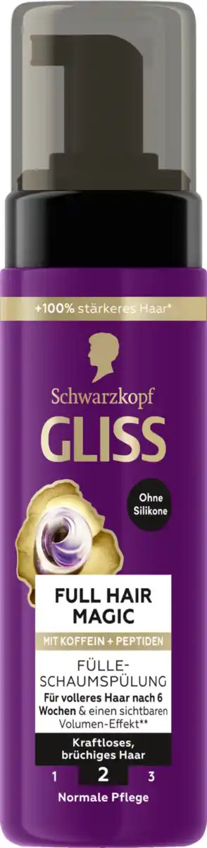 Bild 1 von Gliss Full Hair Magic Fülle-Schaumspülung, 200 ml