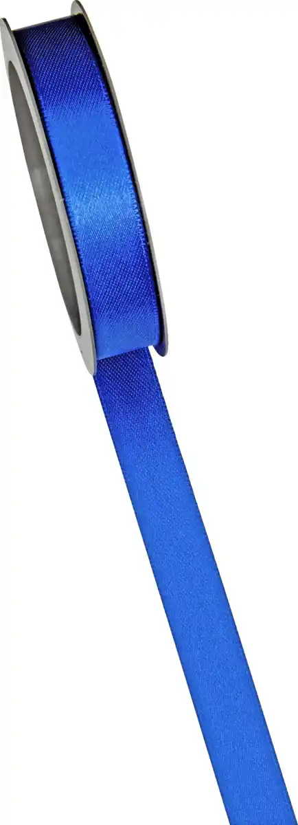 Bild 2 von DEKOWELT Geschenkband Doppelsatin blau, 7 m