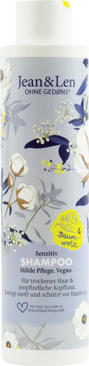 Bild 1 von Jean&Len Sensitiv Shampoo Hafermilch & Baumwolle, 300 ml