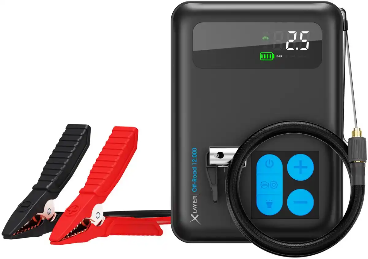 Bild 1 von Off-Road 3.0 (12.000mAh) Powerbank mit Kompressor schwarz/blau