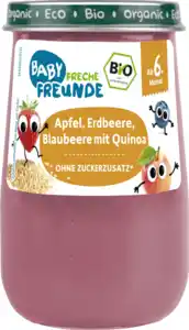 Freche Freunde Frucht & Getreide Apfel, Erdbeere, Blaubeere mit Quinoa ab dem 6. Monat