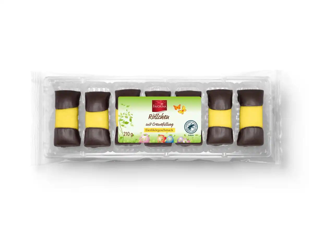 Bild 1 von Favorina Röllchen mit Cremefüllung,  210 g