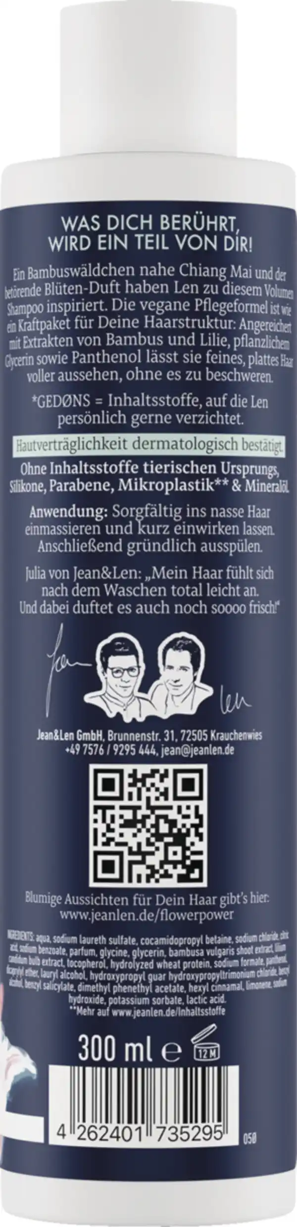 Bild 2 von Jean&Len Volumen Shampoo, 300 ml