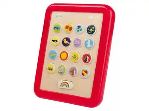 Playtive Holz Lerntablet, mit 2 verschiedene Modi