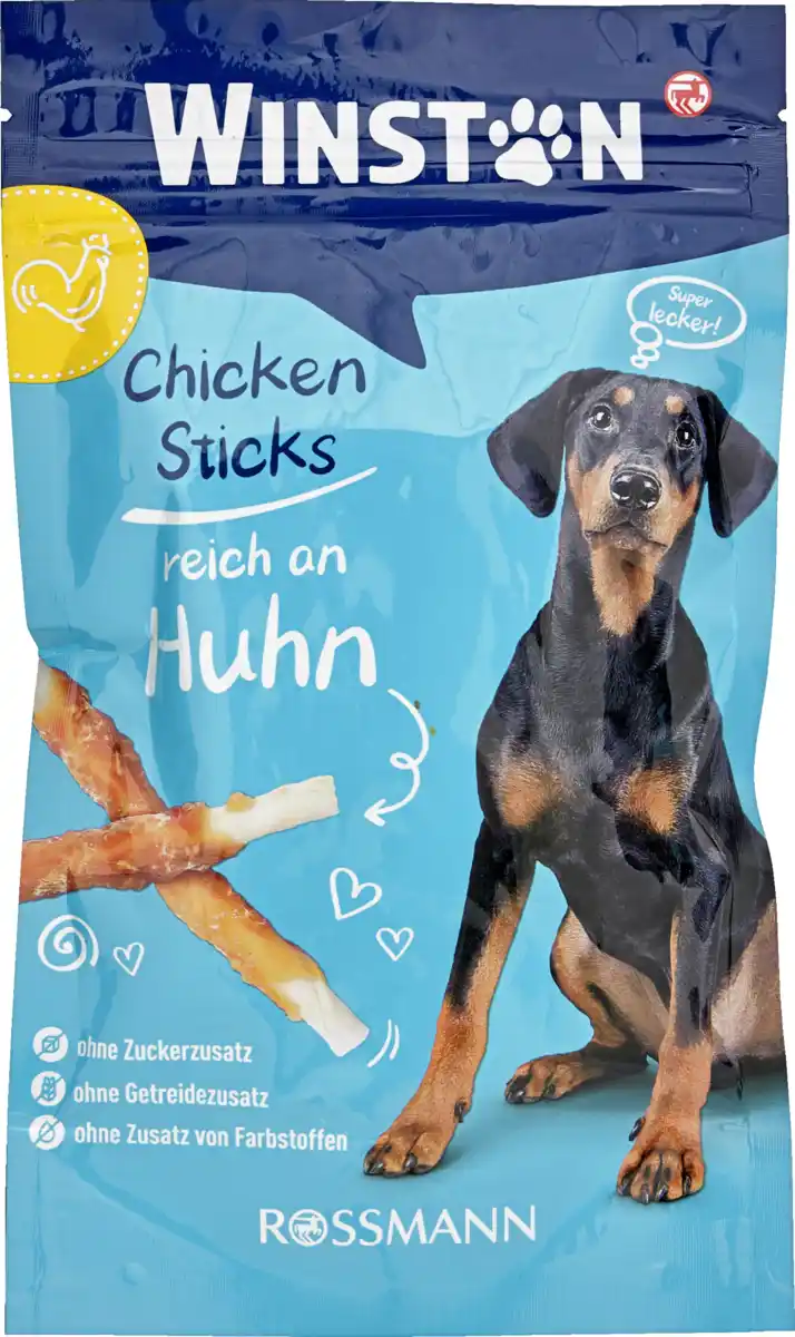 Bild 1 von Winston Chicken Sticks reich an Huhn, 80 g