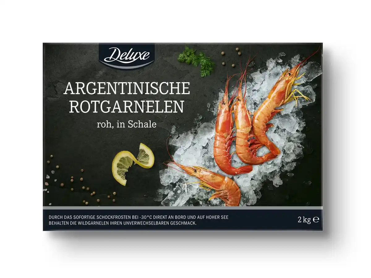 Bild 1 von Deluxe Argentinische Rotgarnelen,  2 kg
