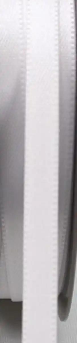 Bild 1 von DEKOWELT Geschenkband Doppelsatin weiß, 10 m