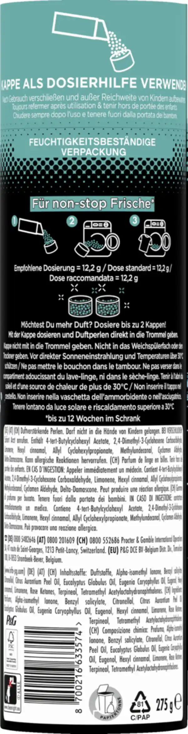 Bild 2 von Lenor Wäscheparfüm Unstoppables Fresh, 275 g