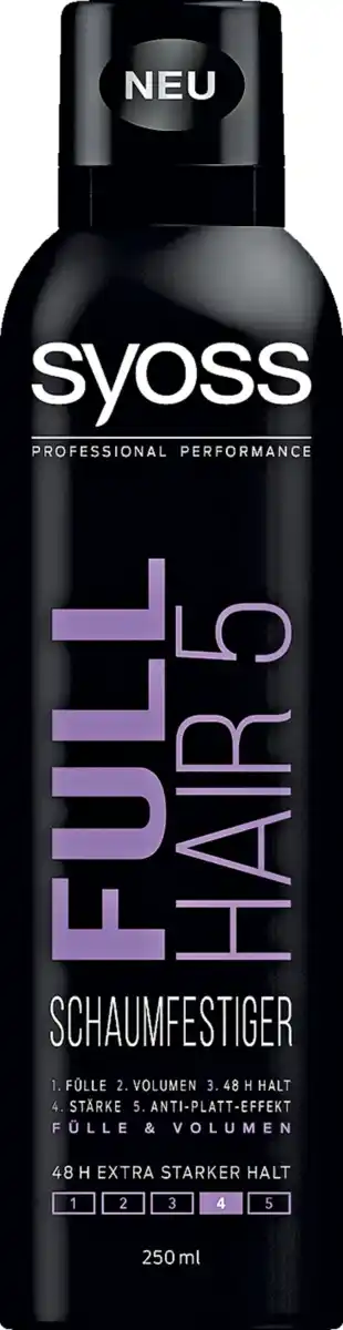 Bild 1 von Syoss Professional Performance Full Hair 5 Schaumfestiger, 250 ml