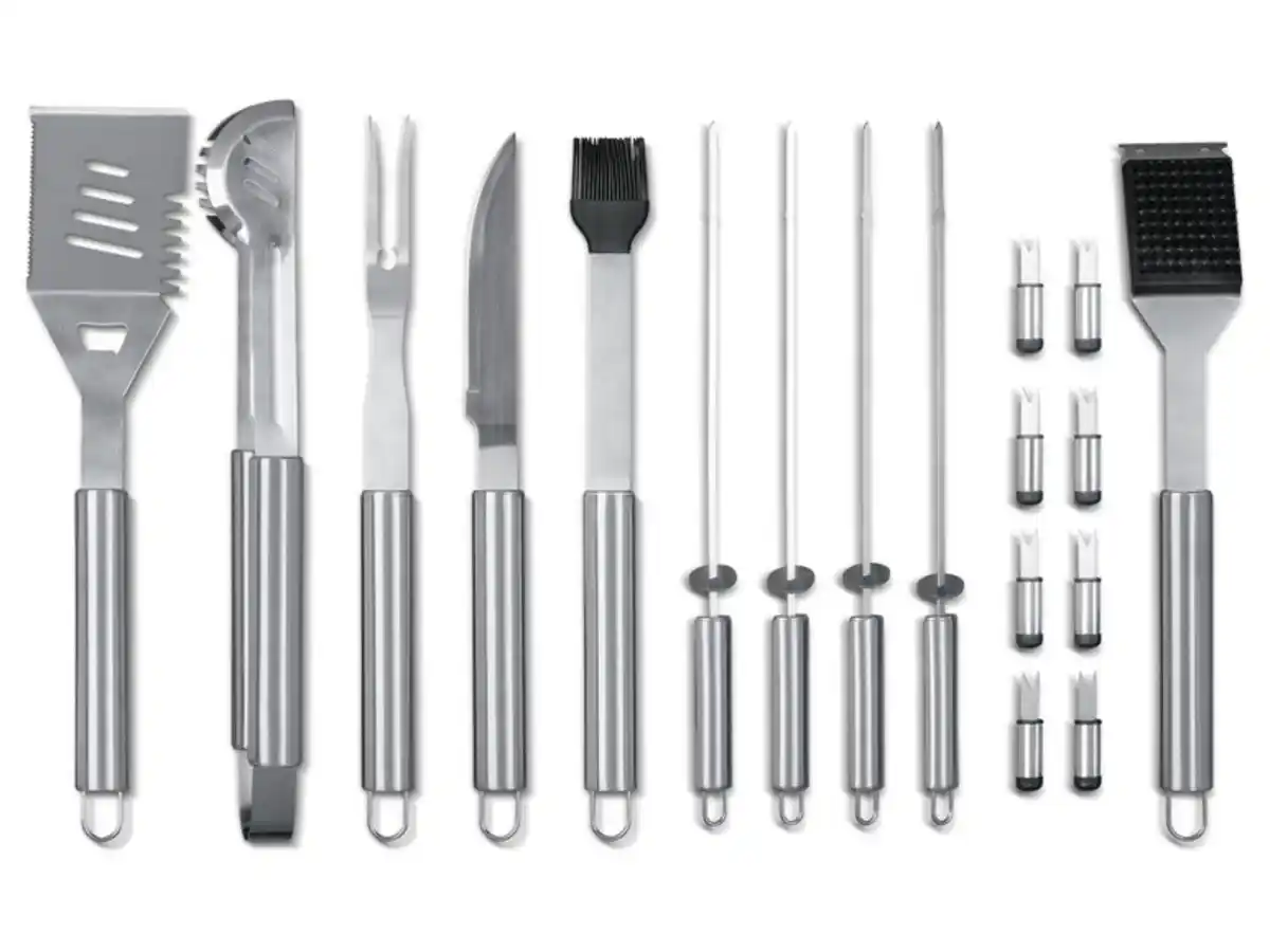 Bild 4 von GRILLMEISTER Grillbesteck, im Alurahmenkoffer, 18-teilig