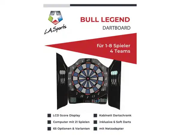 Bild 4 von solex sports Electronic Dart Bull Legend, 8 Player, Kabinett