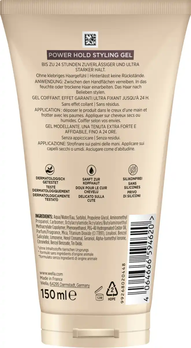 Bild 2 von Wella Wellaflex Power Hold Styling Gel, 150 ml