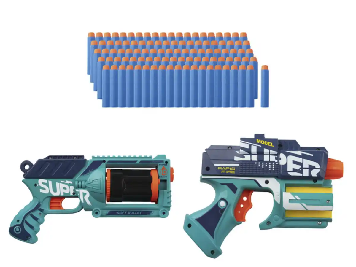 Bild 1 von Playtive Soft-Darts-Nachfüllpfeile / Soft-Dart Pistole