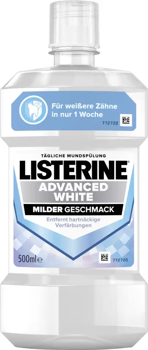 Bild 1 von Listerine Mundspülung Advanced White, 500 ml