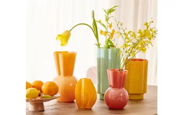 Bild 2 von Vase, orange, 20 cm