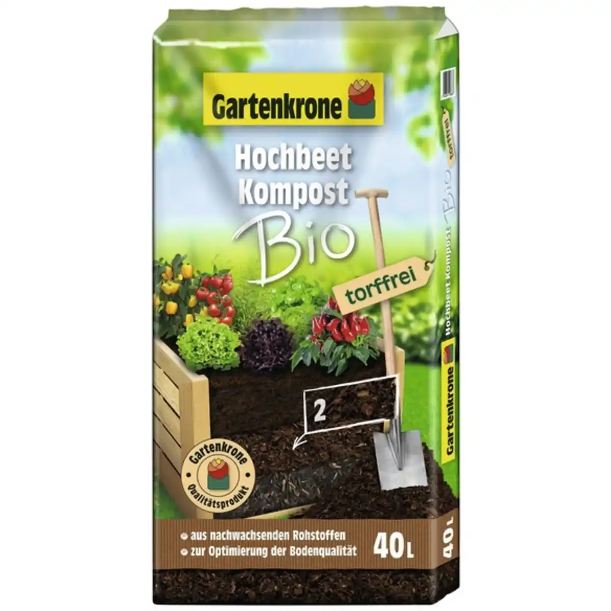 Bild 1 von Gartenkrone Kompost »Bio«, für Outdoorpflanzen , torffrei
