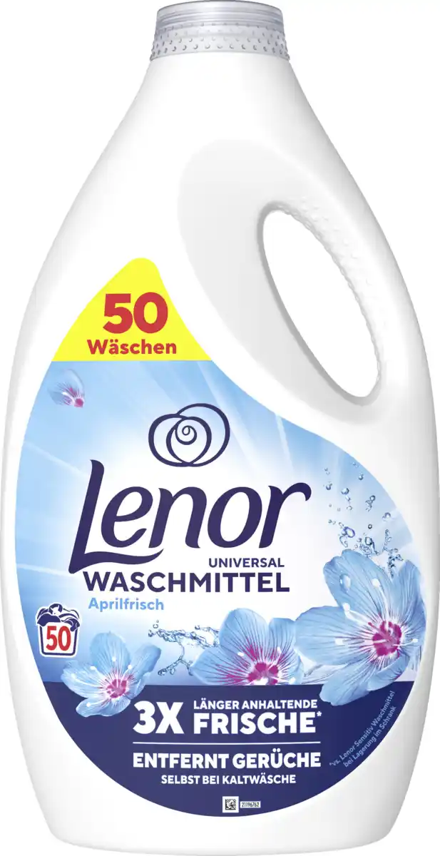 Bild 1 von Lenor Vollwaschmittel Flüssig Aprilfrisch 50WL, 50 WL