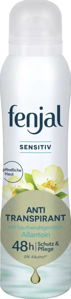 Bild 1 von fenjal Antitranspirant Spray Sensitiv, 150 ml