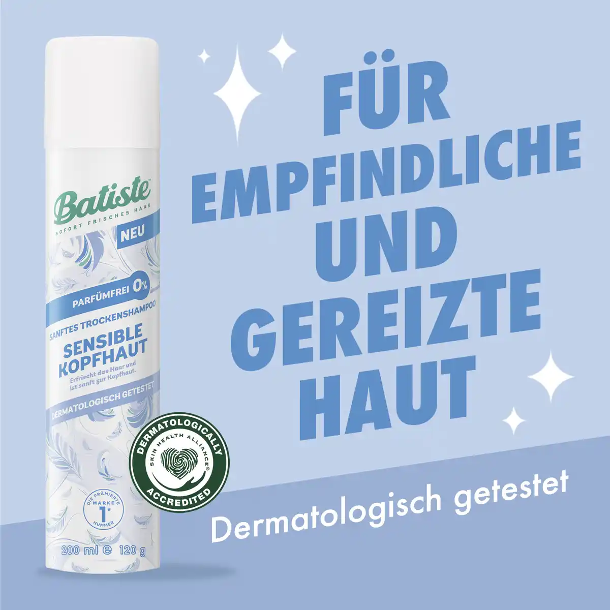 Bild 3 von Batiste Trockenshampoo Sensitive, 200 ml