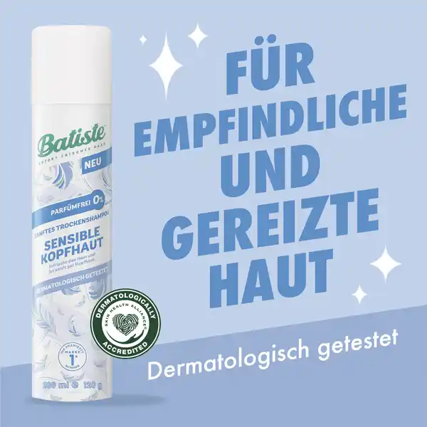 Bild 3 von Batiste Trockenshampoo Sensitive, 200 ml