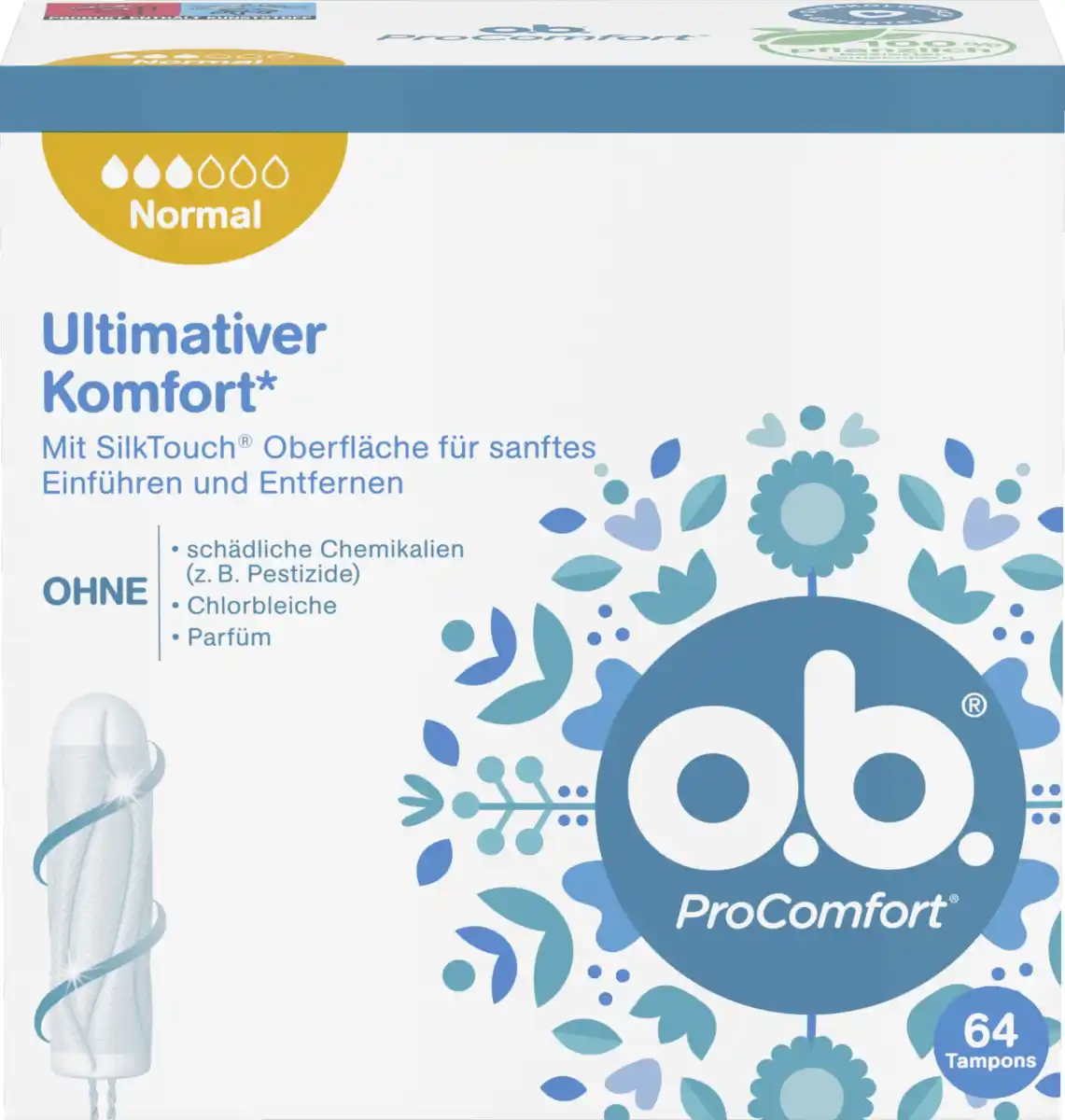 Bild 1 von o.b. ProComfort Tampons Normal