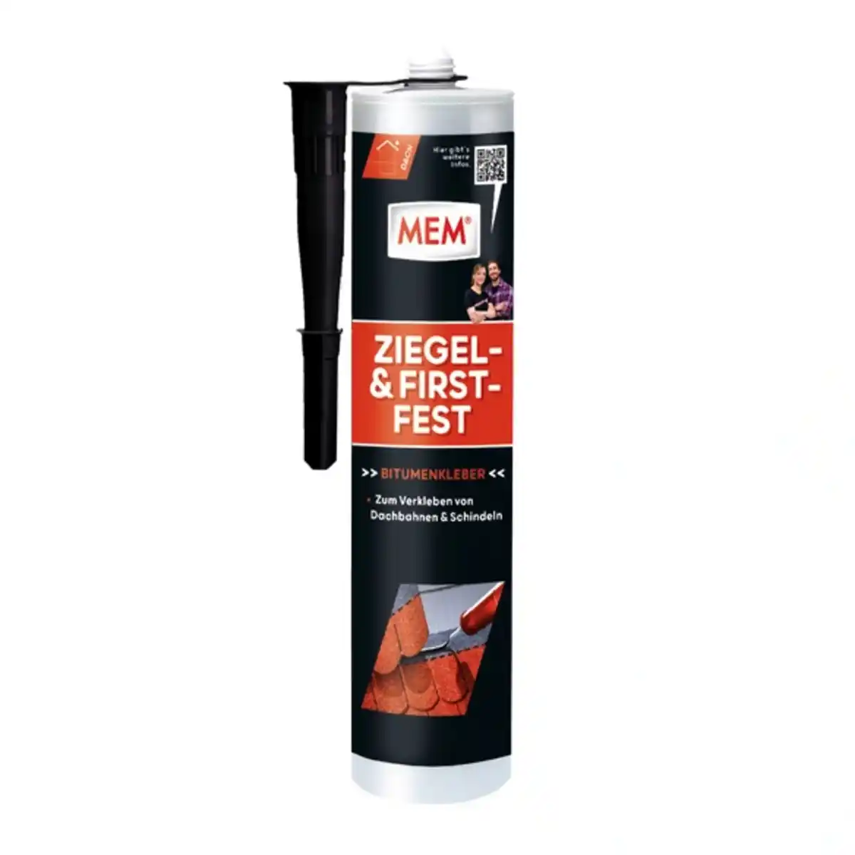 Bild 1 von MEM Bitumenklebstoff, 440 g, für Schindel, Dachbahnen und Wärmedämmplatten