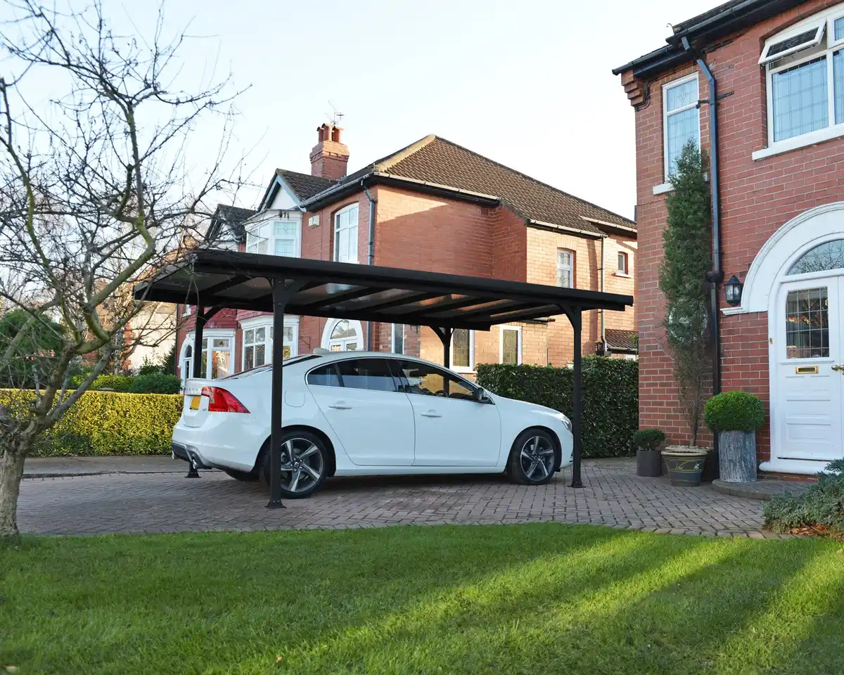 Bild 1 von Canopia Carport MODENA 5000 ca. 504 x 300 cm, Aluminium schwarz