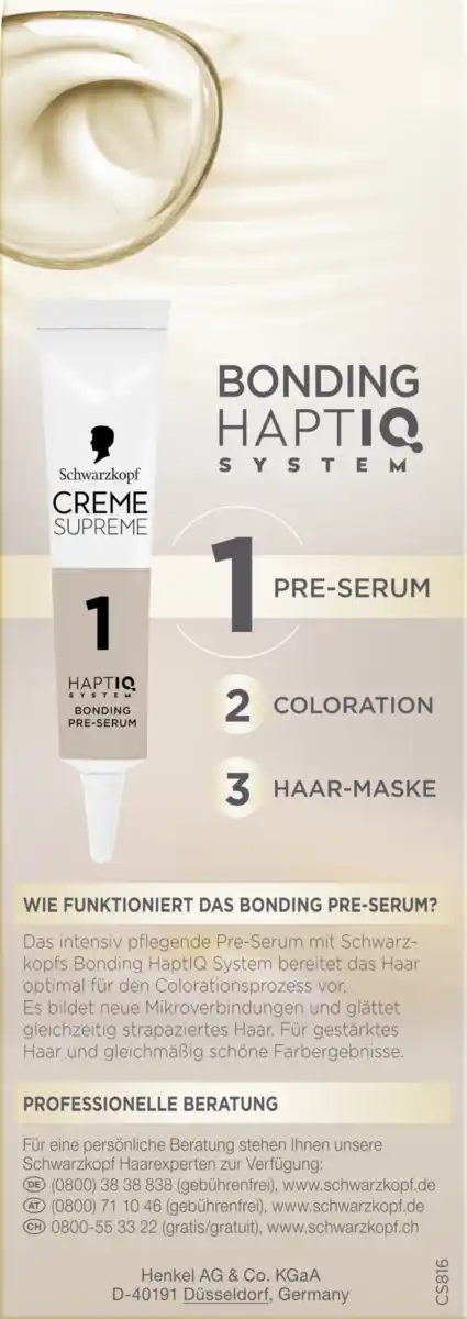 Bild 3 von CREME SUPREME Pflegende Coloration 8-16 Kühles Aschblond