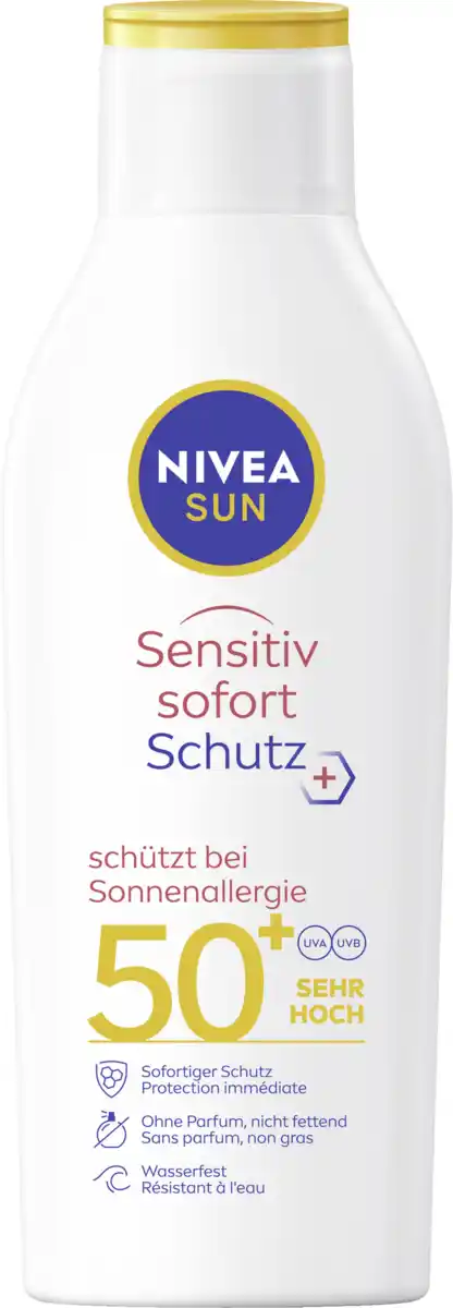 Bild 1 von NIVEA SUN Sonnenlotion Allergie LSF 50+, 200 ml