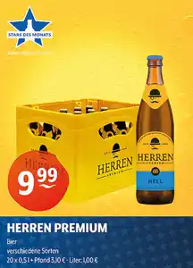 HERREN PREMIUM Bier verschiedene Sorten