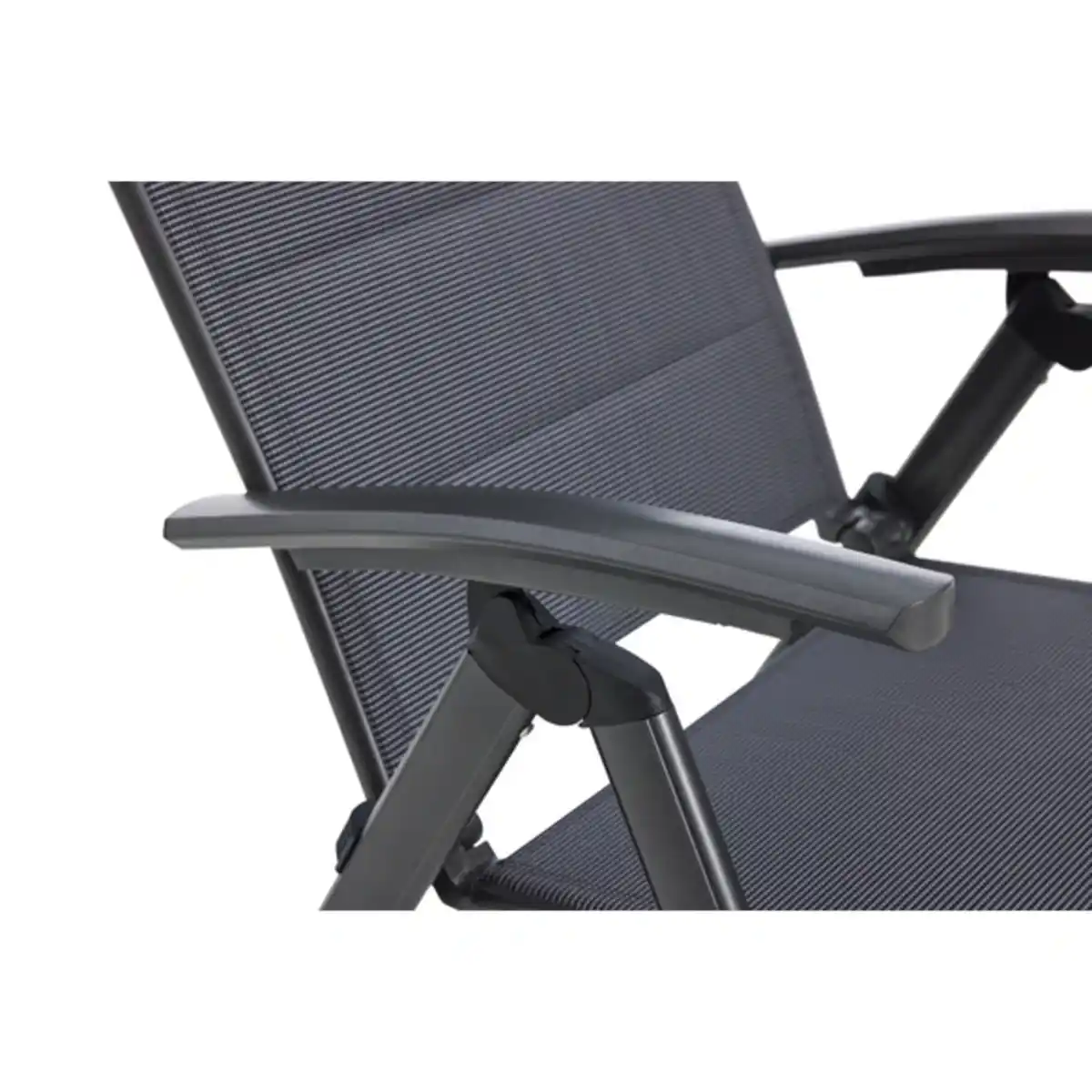 Bild 2 von CASAYA Klappsessel »Lacona«, BxTxH: 57 x 74 x 115 cm, Aluminium/Textil, anthrazit