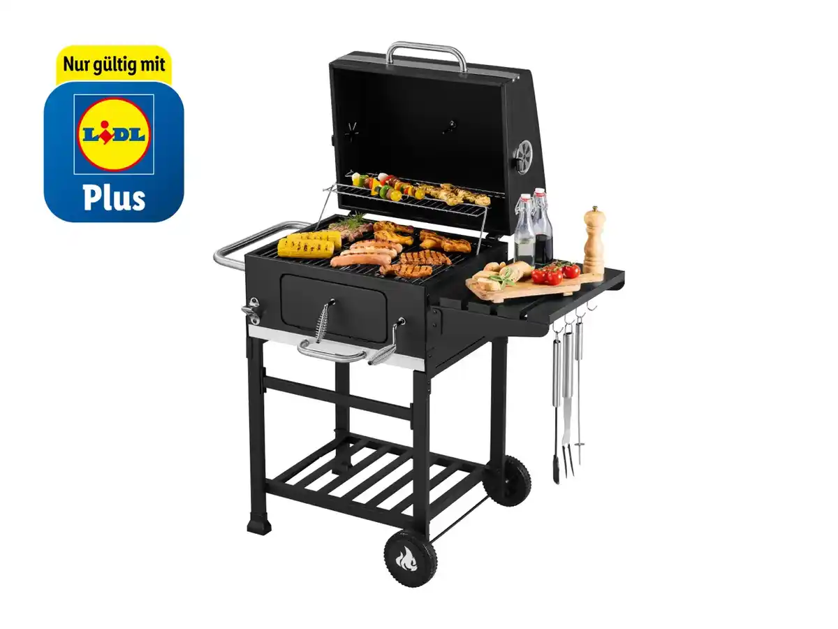 Bild 1 von GRILLMEISTER Holzkohle-Komfortgrill