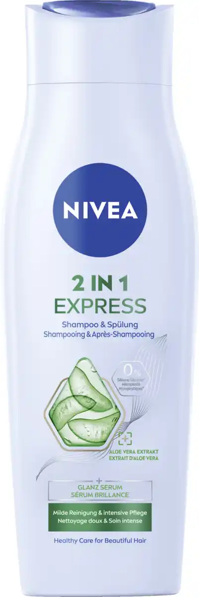 Bild 1 von NIVEA 2in1 Express Shampoo & Spülung, 250 ml