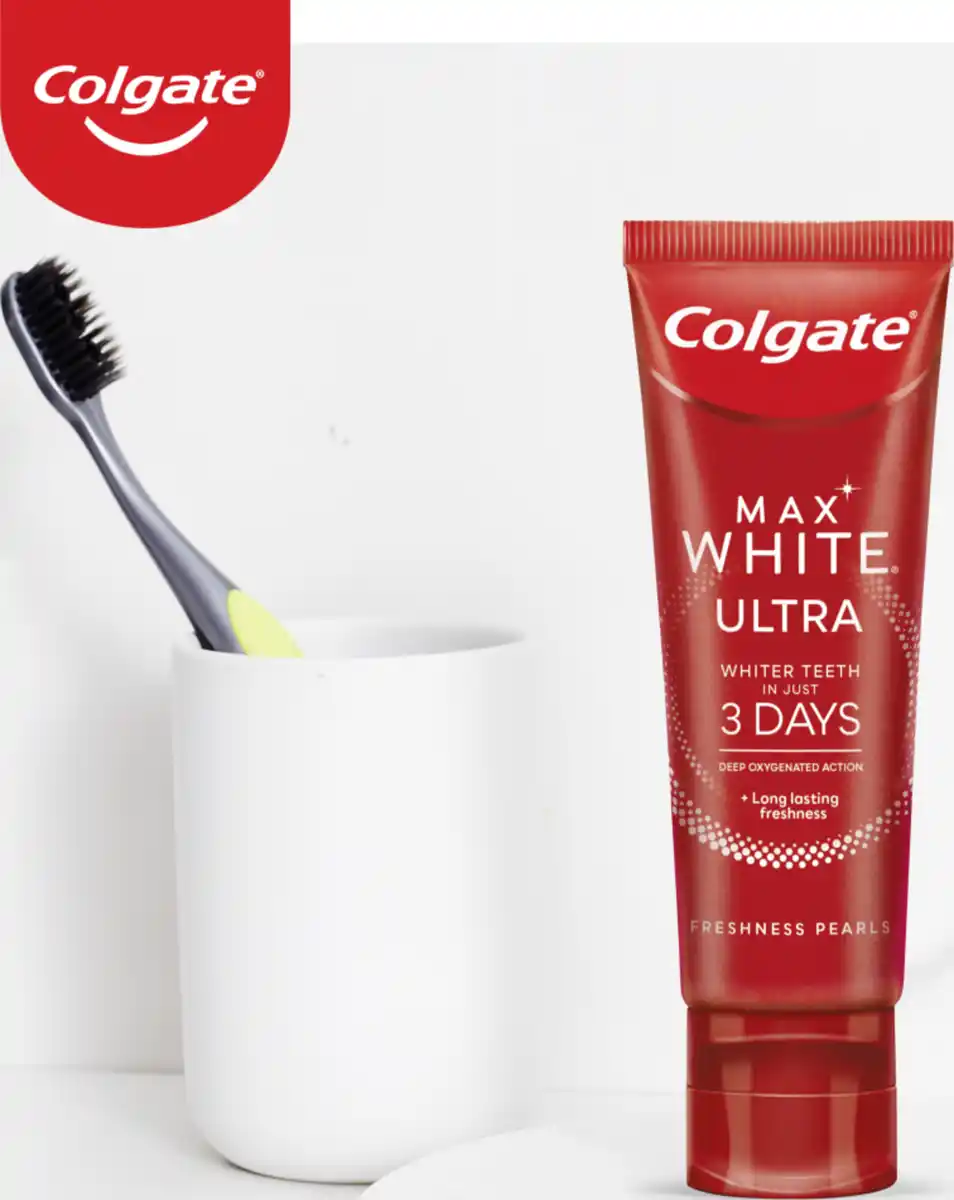 Bild 3 von Colgate Max White Ultra Freshness Perls Zahnpasta, 50 ml