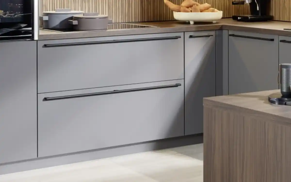 Bild 3 von Nobilia - Einbauküche Sunta, schiefergrau, inkl. Privileg Elektrogeräte