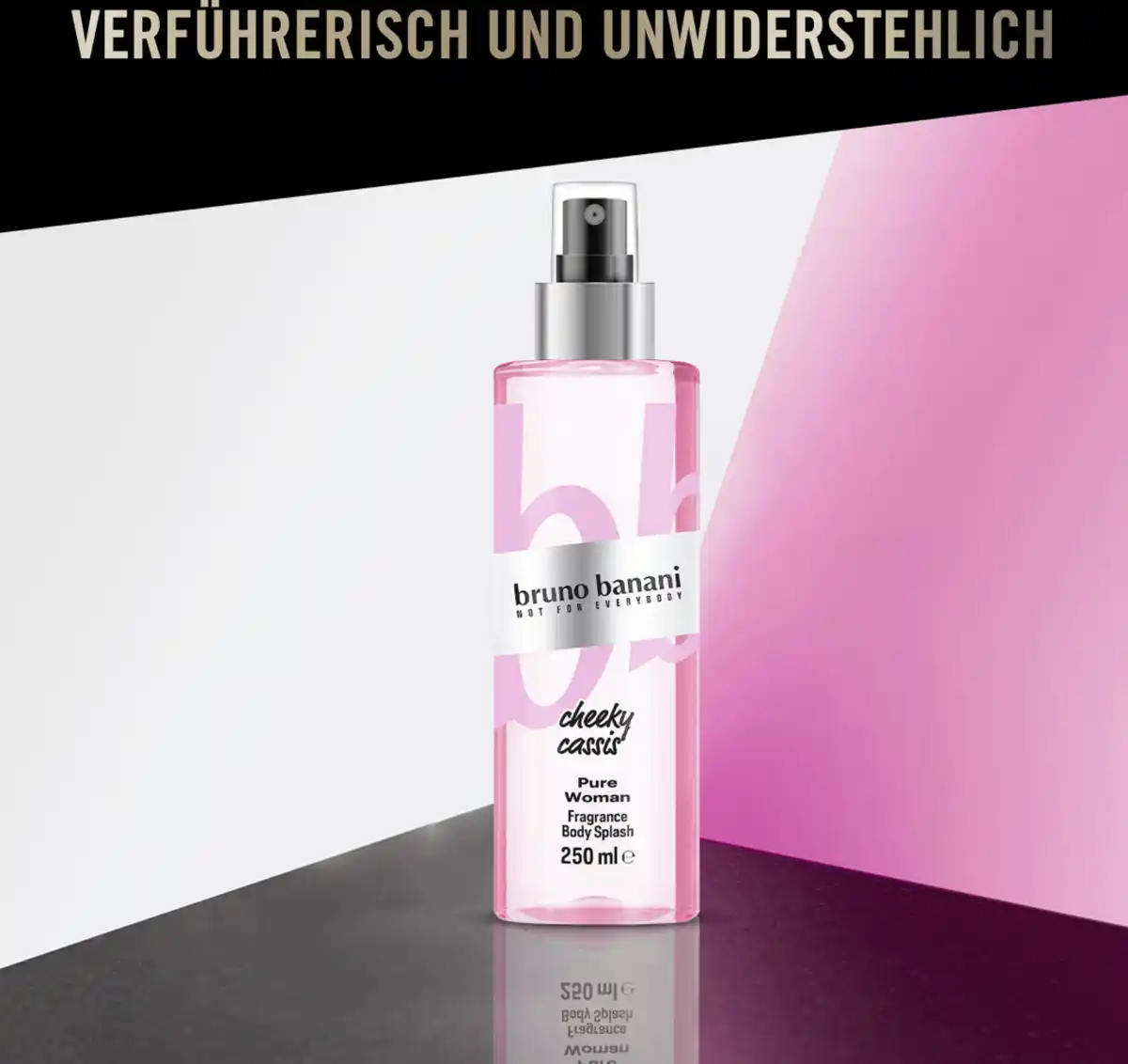 Bild 2 von bruno banani Pure Woman cheeky cassis, Body Splash 250 ml