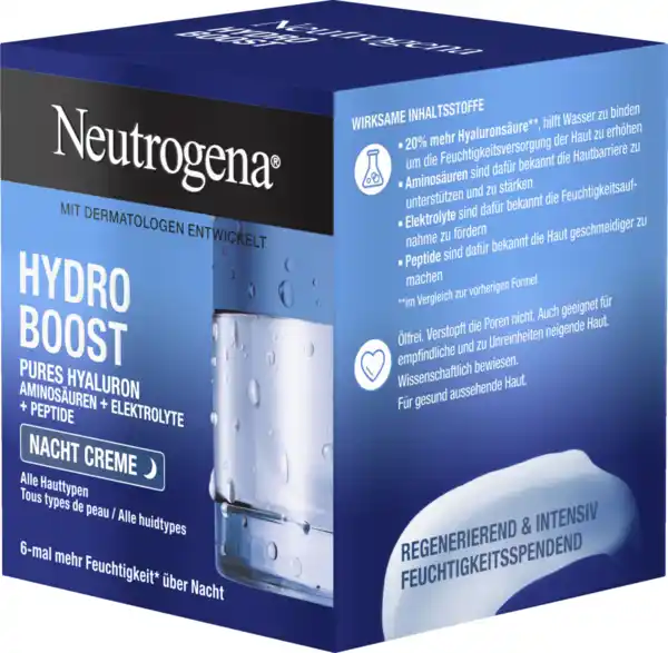 Bild 4 von Neutrogena Hydro Boost Nacht Creme, 50 ml