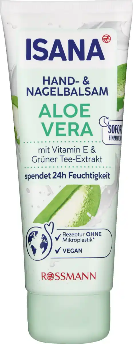 Bild 1 von ISANA Hand- & Nagelbalsam Aloe Vera, 100 ml