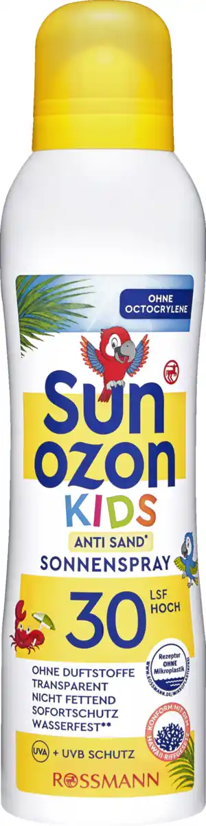 Bild 1 von sunozon Kids Anti Sand* Sonnenspray LSF 30, 200 ml