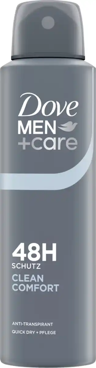 Bild 1 von Dove Men+Care Anti-Transpirant Spray Clean Comfort, 150 ml