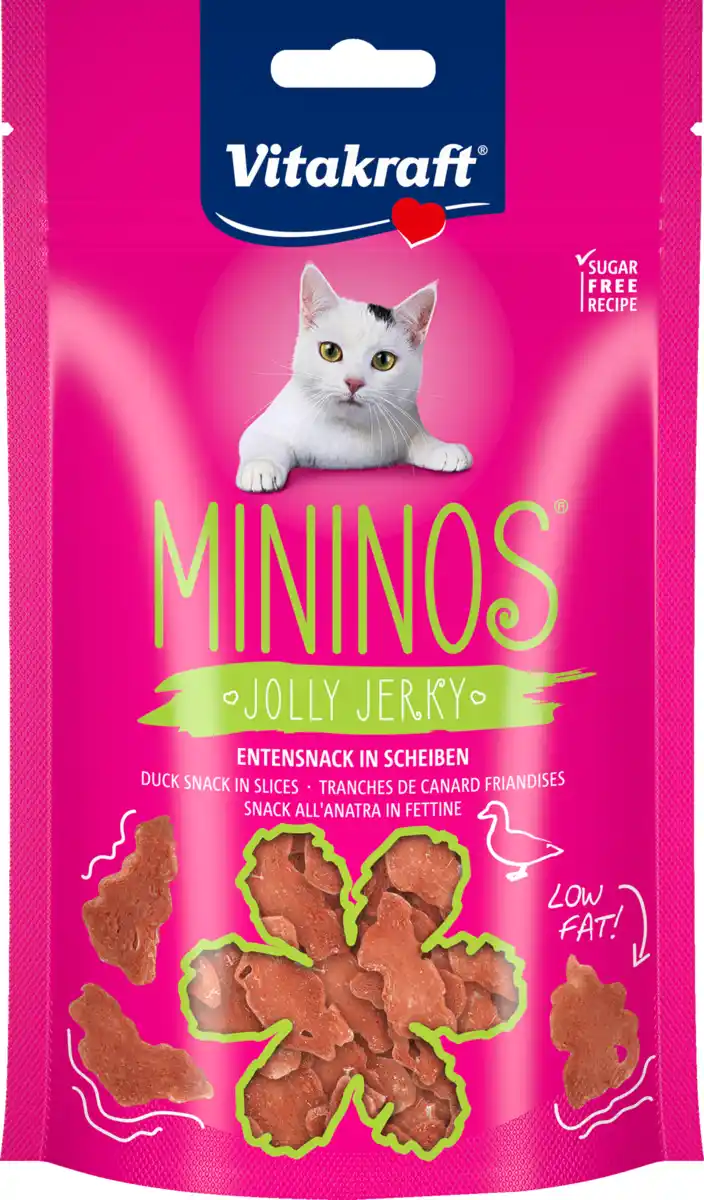 Bild 1 von Vitakraft Mininos Jolly Jerky Entensnack, 40 g