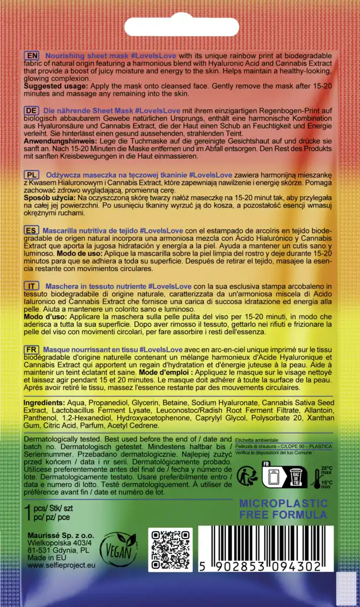 Bild 2 von Selfie Project Tuchmaske #LoveIsLove