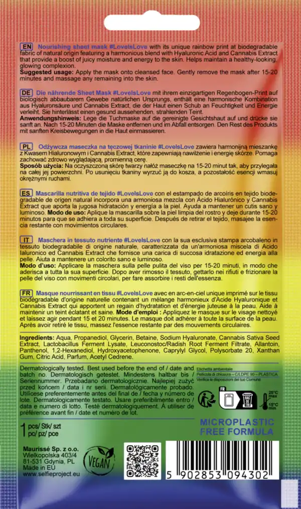 Bild 2 von Selfie Project Tuchmaske #LoveIsLove