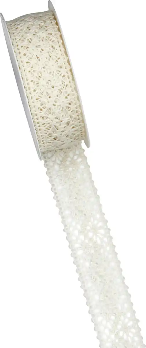 Bild 1 von DEKOWELT LAVPKT SPITZE CREME 25MM/2M, 2 m