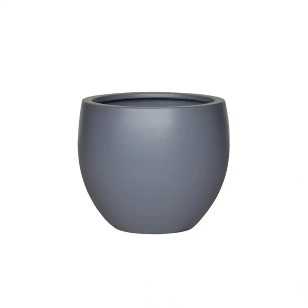 Bild 1 von Pflanzgefäß »Rivo«, dunkelgrau, rund, BxHxL: 34 x 29 x 34 cm
